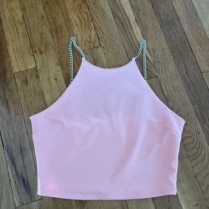 Chained Strap Crop Top